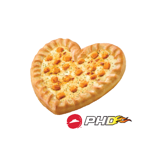 Phd Pizza Heart Sticker by PizzaHutID