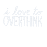 Thinking Love Sticker
