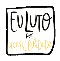 Acessibilidade Surdos Sticker by #SurdosQueOuvem