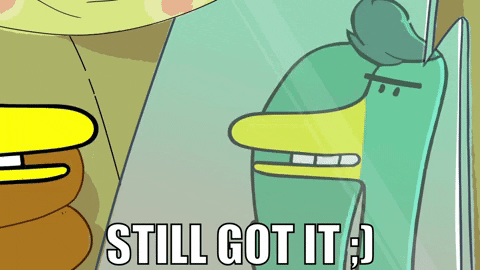 happy hair GIF by Cartoon Hangover