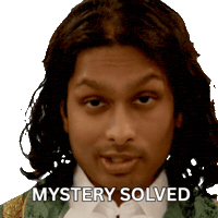Case Closed Detective Sticker by Ashwin Gane