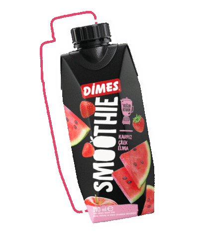 Smoothie Milkshake Sticker by Dimes