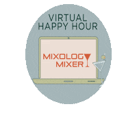 Happy Hour Bounce Sticker by Mixology Mixer