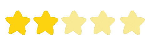 2 Stars Sticker by batucan