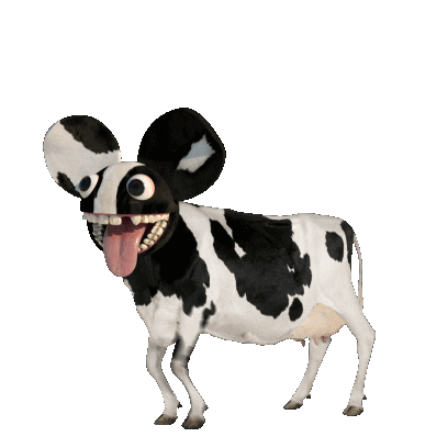Black And White 3D Sticker by deadmau5