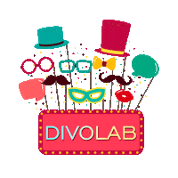 DIVOLAB photobooth props divolab Sticker