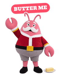 Butter Yes Sticker by LobsterClaus