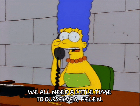 marge simpson space GIF