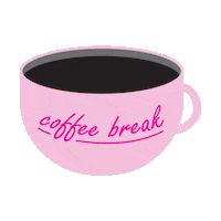 Coffee Break Sticker by Flying Dana
