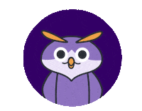 gonproductionsofficial magic owl magical hypnotic Sticker