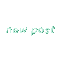sensseli new green wave new post Sticker