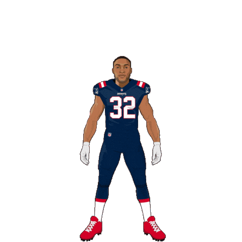 Might As Well Jump New England Patriots Sticker by Panini America