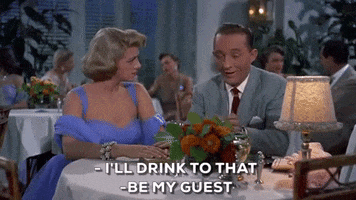 bing crosby cheers GIF