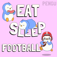 Game Time Football GIF by Pudgy Penguins