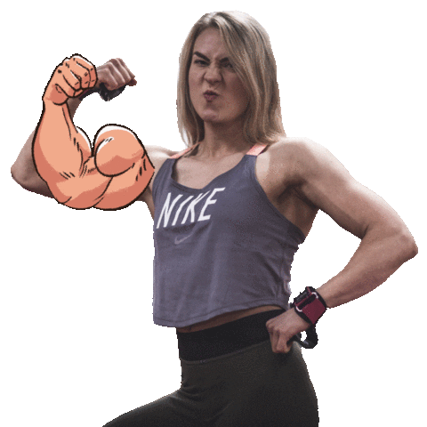 Bullsallout strong muscle Sticker