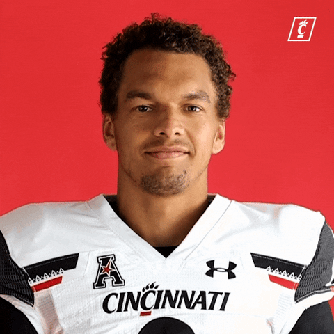 University Of Cincinnati Reaction GIF by Cincinnati Bearcats