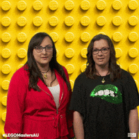LEGOMastersAU yes awesome lego fist pump GIF