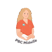 Pbc Midwife Sticker by PBC BABY Expo