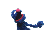 Check This Out Look Here Sticker by Sesame Street