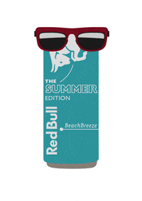 redbull summer drink red sun GIF