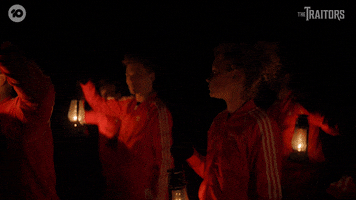 Challenge Jumpsuits GIF by The Traitors Australia