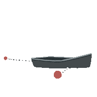 alsekfish fish boat fishing alaska Sticker