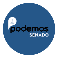 Logo Azul Sticker by Podemos 19