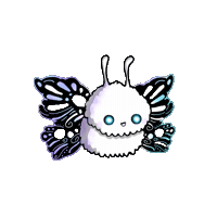 Moth Glowing Sticker