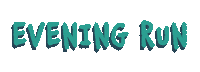 Text Running Sticker