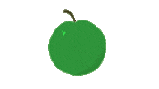 kat_f_art apple katfart Sticker