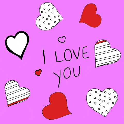 I Love You Hearts GIF by da sachin