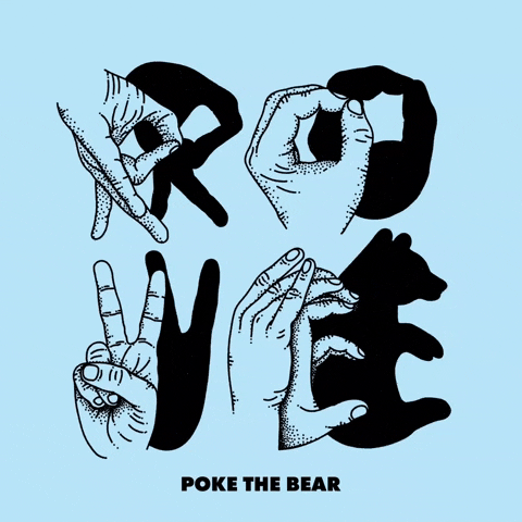 Rove Poke The Bear GIF