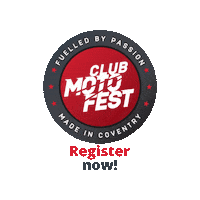 Registernow Sticker by CovMotoFest