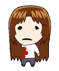 Confused Character Sticker