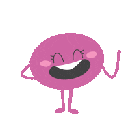 Happy Pink Sticker by TOMONI CAFE