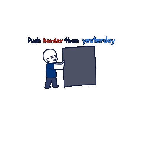 Motivation Challenge Sticker by ironbrij