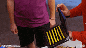 Hamish Blake Reaction GIF by LEGO Masters Australia