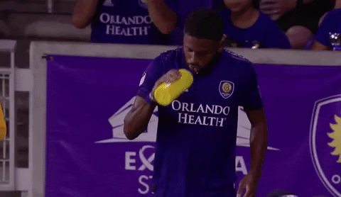 Water Drink GIF by Orlando City SC