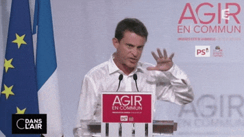 manuel valls rage GIF by franceinfo