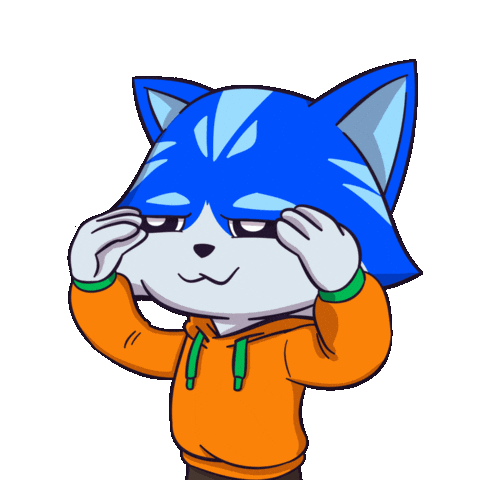 Cat Wow Sticker by Toshithecat