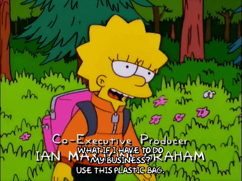 Lisa Simpson Hiking GIF by The Simpsons