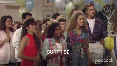 Excited Saved By The Bell GIF by Peacock
