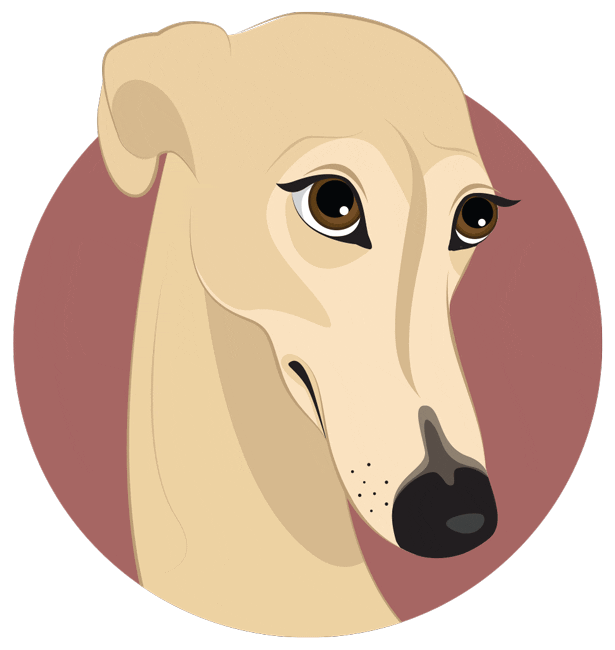 Dog Blink Sticker by Nazaret Escobedo