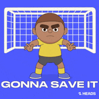 Save Football Game GIF by OneFootball Heads