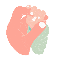 kkmotion love baby happiness hands Sticker