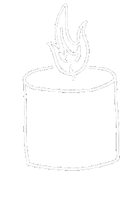 Fire Candle Sticker by adis