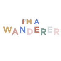 Wanderer Sticker by cottononkids
