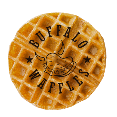 Sticker by Buffalo waffles