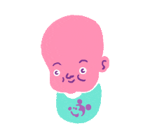 Vomit Babyface Sticker by JIP!