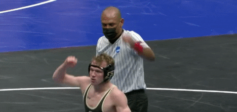 Celebration Wrestling GIF by NCAA Championships